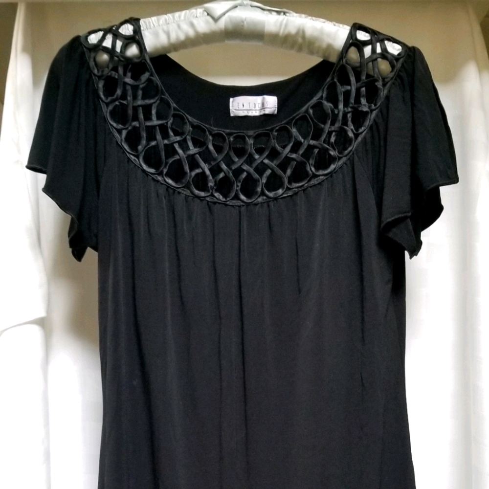 👗EN FOCUS STUDIO BLACK DRESS